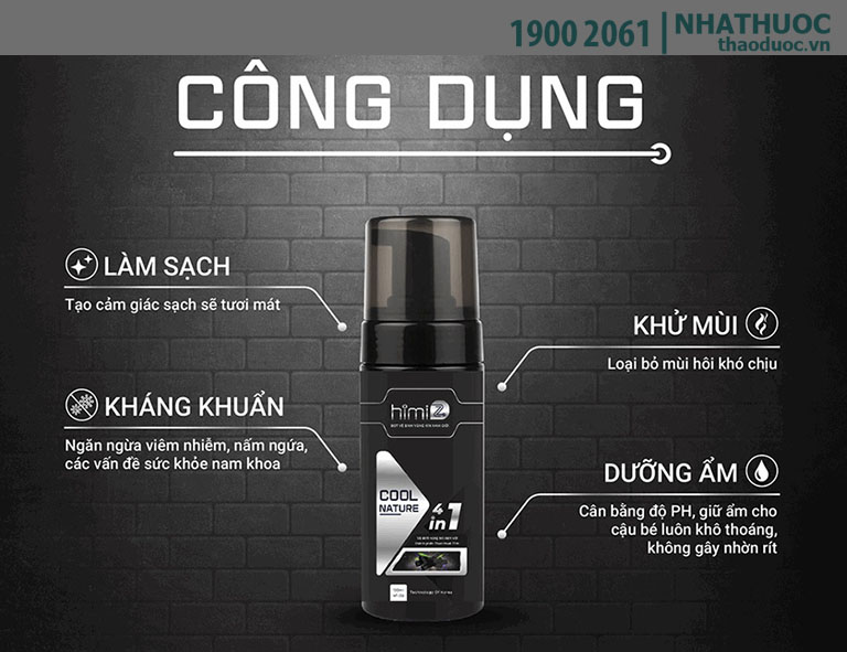 công dụng Himiz Cool Nature 4in1